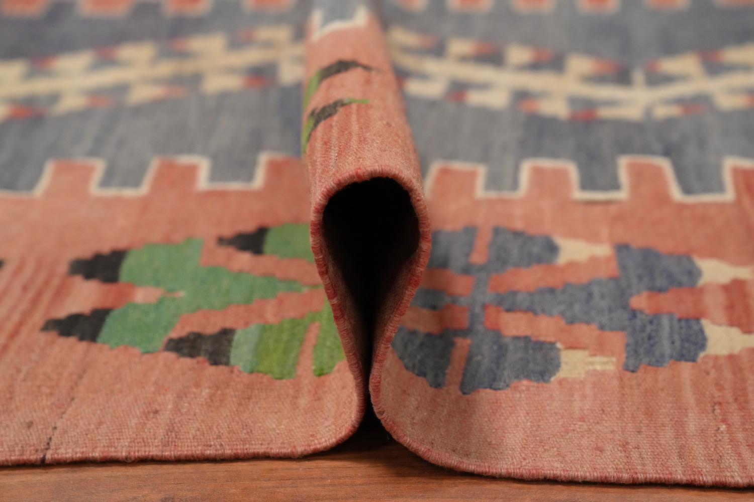 Vegetable Dye Kilim Turkish Area Rug 5x9