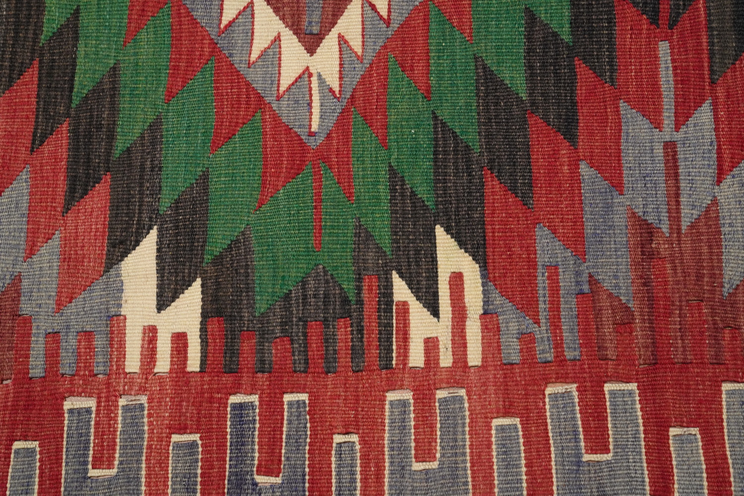 Vegetable Dye Kilim Handmade Area Rug 5x9
