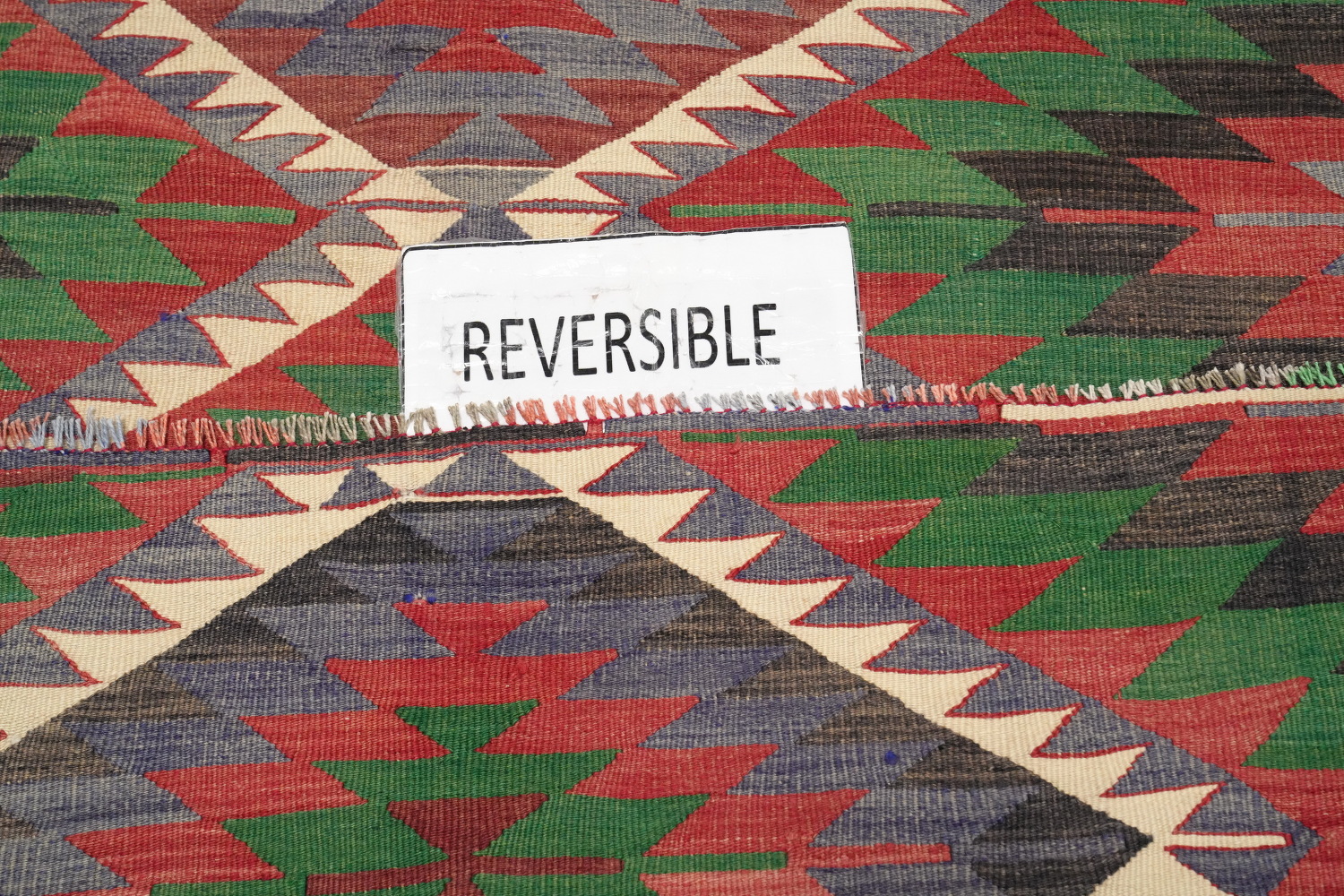 Vegetable Dye Kilim Handmade Area Rug 5x9