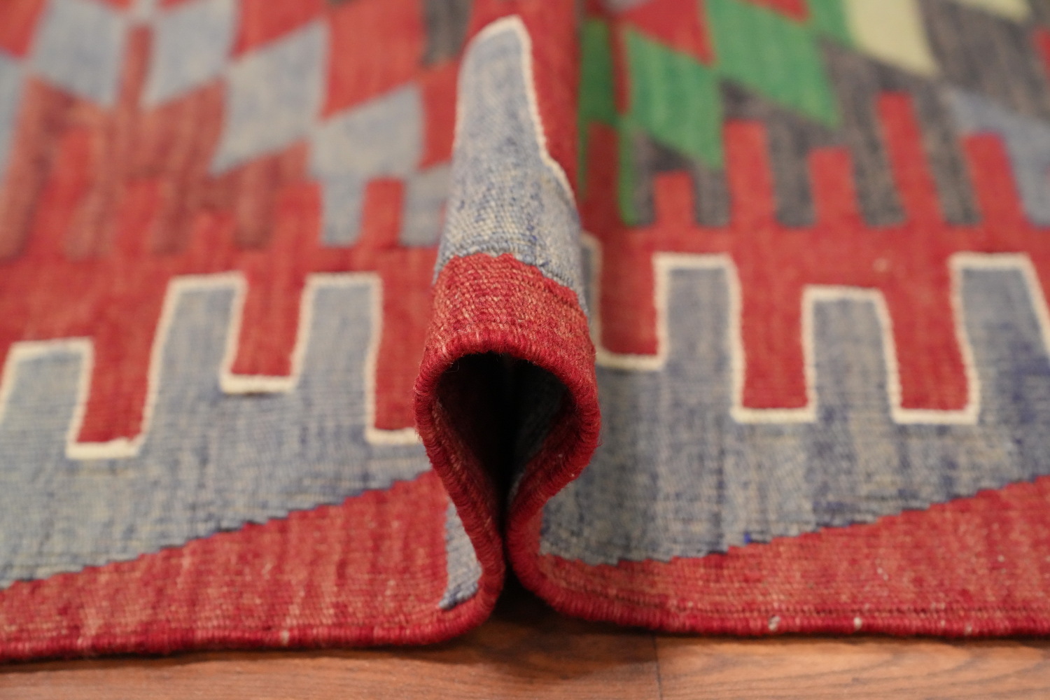 Vegetable Dye Kilim Handmade Area Rug 5x9
