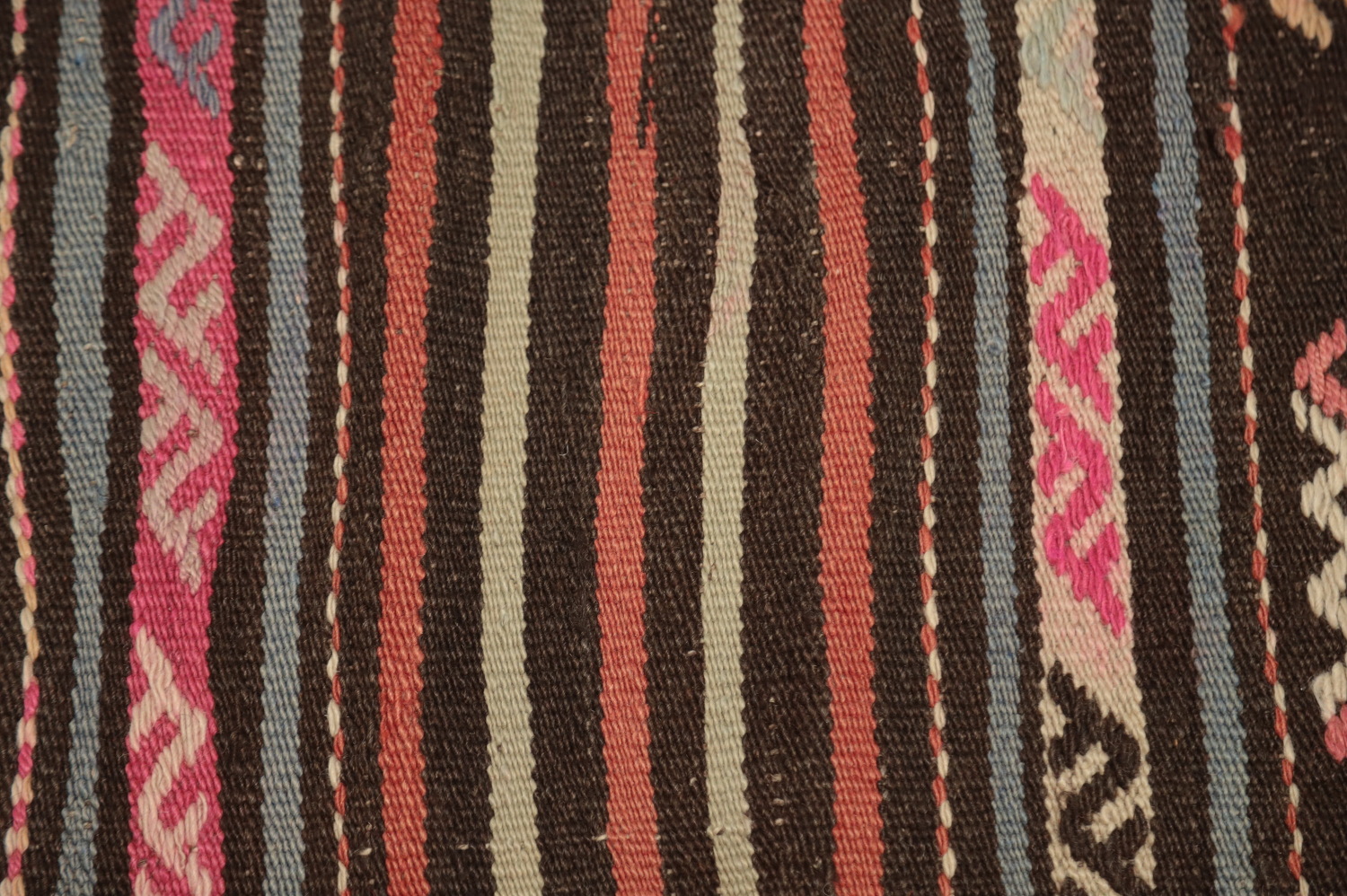 Vegetable Dye Kilim Turkish Area Rug 6x8