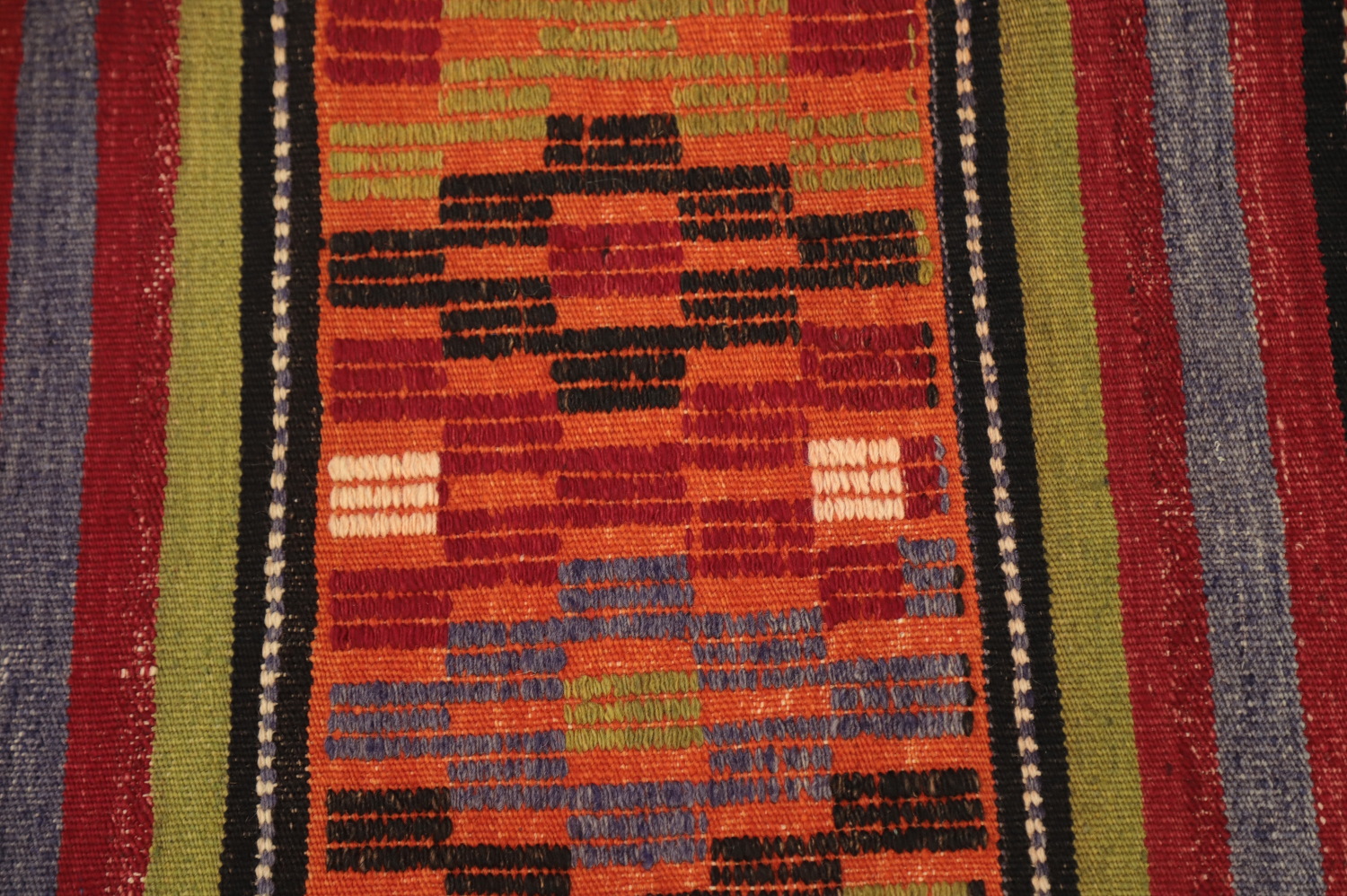 Colorful Kilim Area Rug 5x9 with Ethnic Designs for Living Spaces