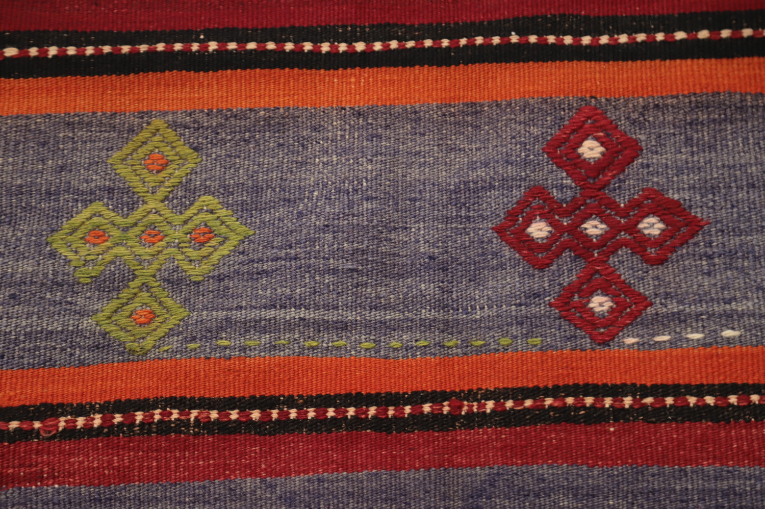 Colorful Kilim Area Rug 5x9 with Ethnic Designs for Living Spaces