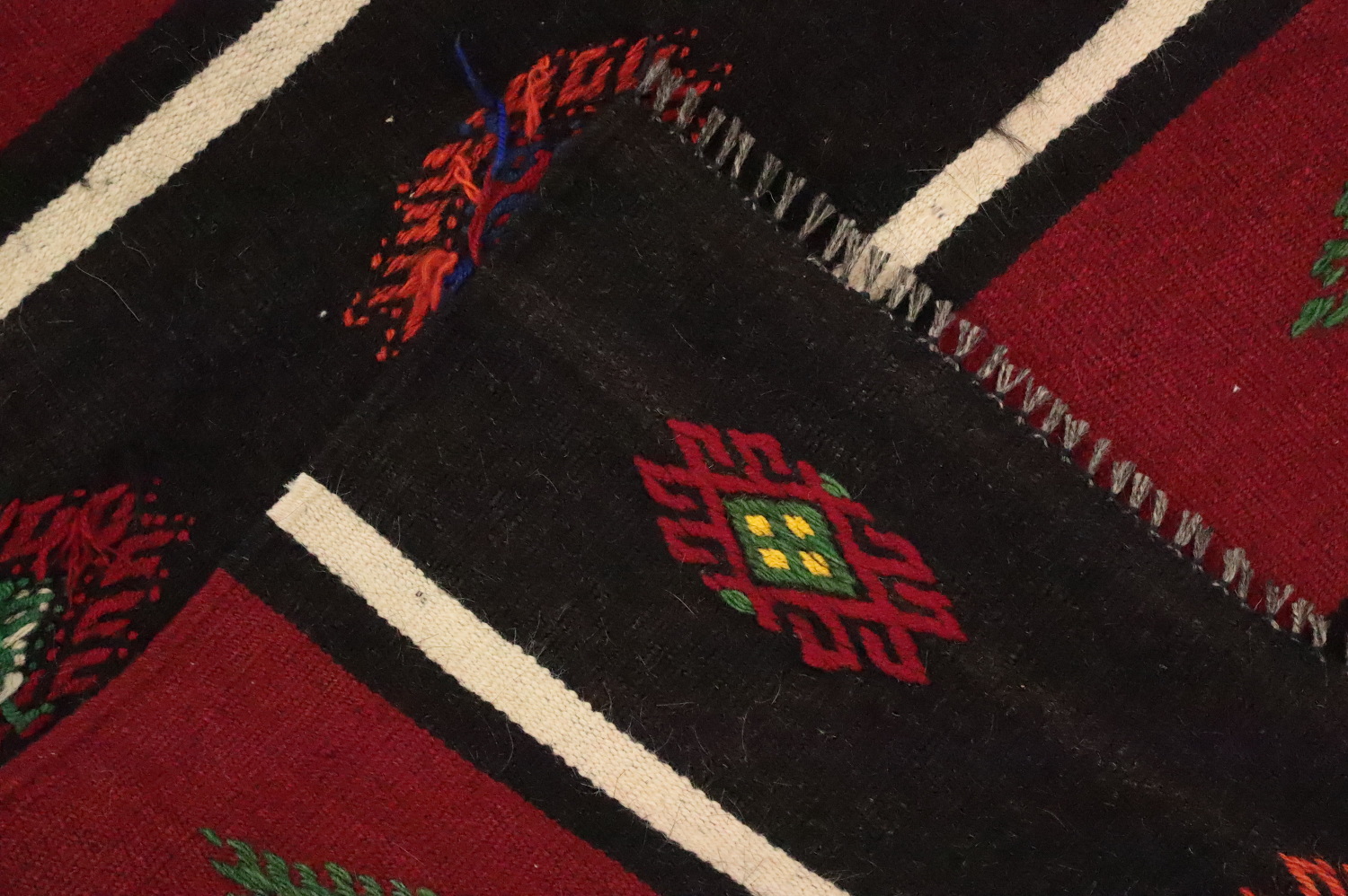 Vegetable Dye Kilim Turkish Area Rug 6x10