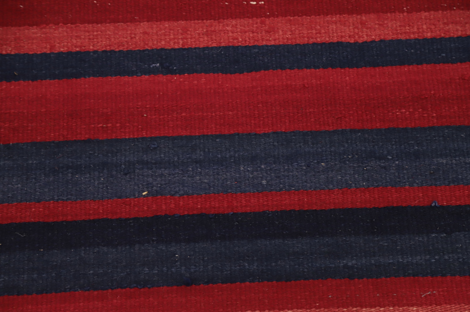 Vegetable Dye Kilim Striped Wool Area Rug 5x10