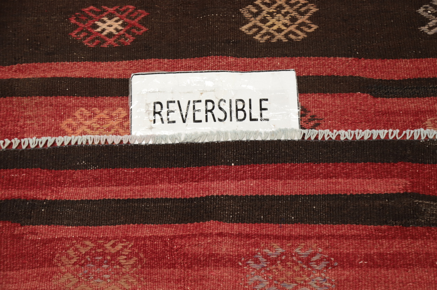 Vegetable Dye Kilim Turkish Area Rug 6x10
