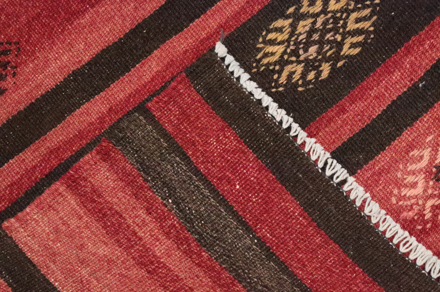 Vegetable Dye Kilim Turkish Area Rug 6x10