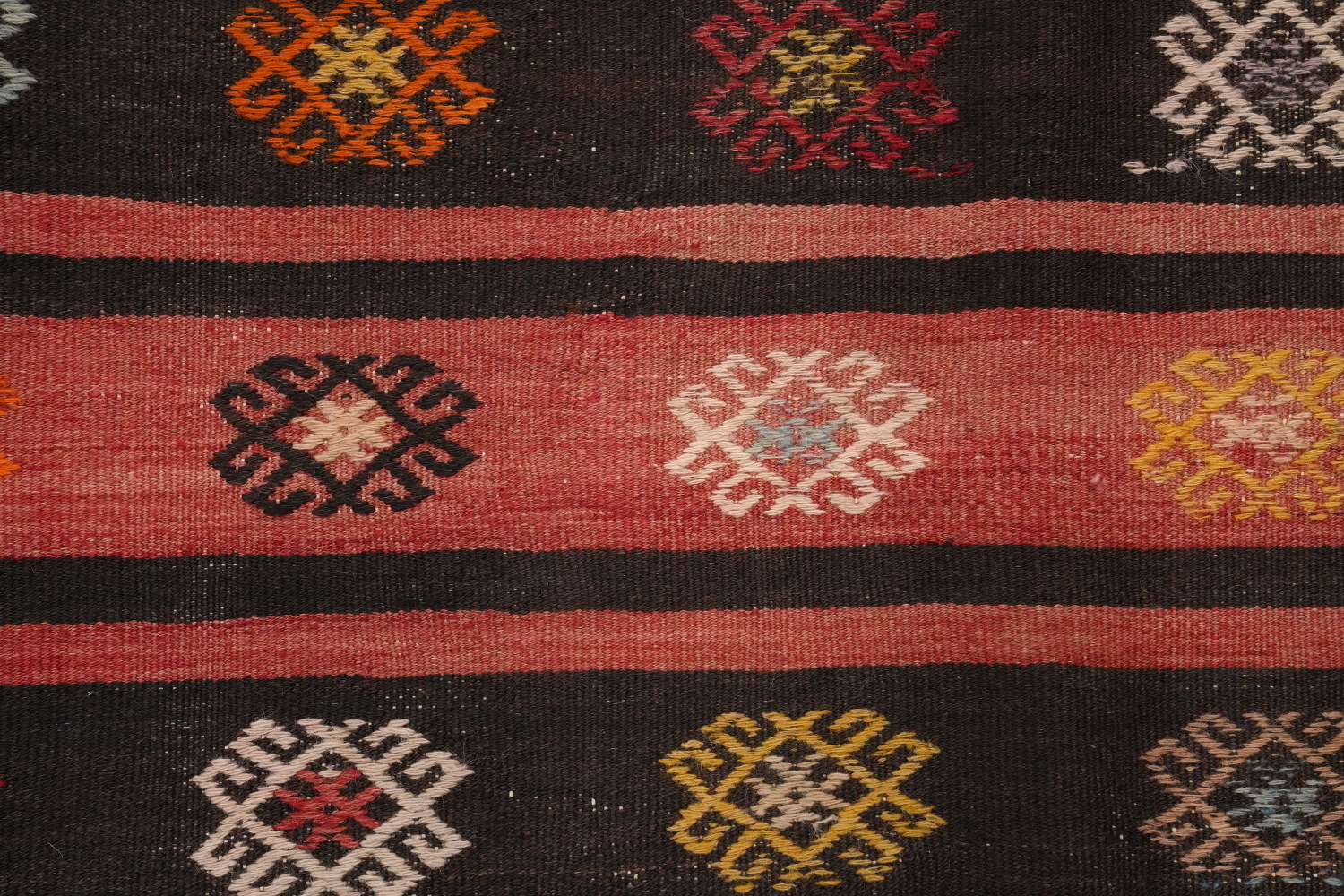 Vegetable Dye Kilim Turkish Area Rug 6x10