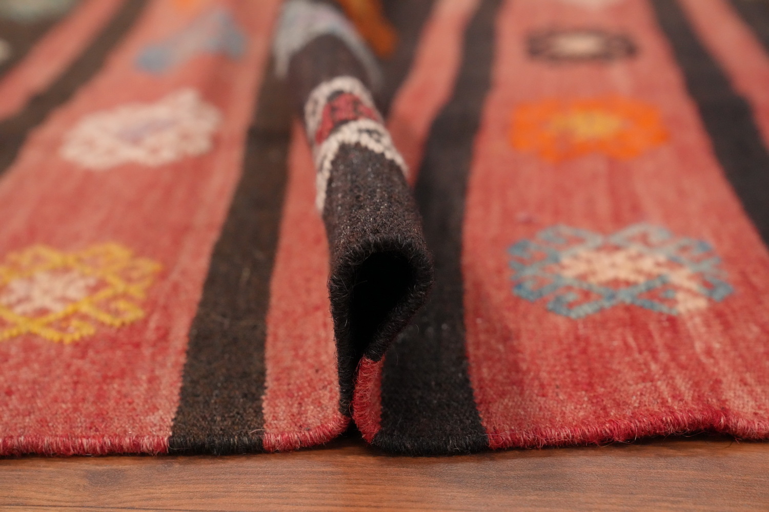 Vegetable Dye Kilim Turkish Area Rug 6x10