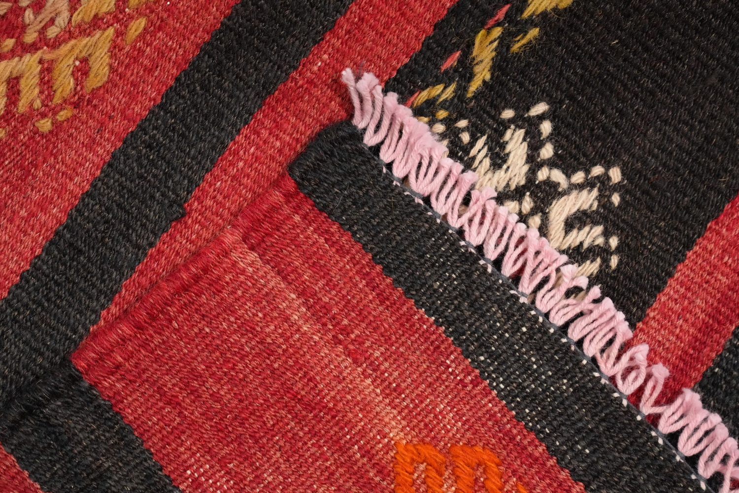 Vegetable Dye Kilim Turkish Area Rug 6x10