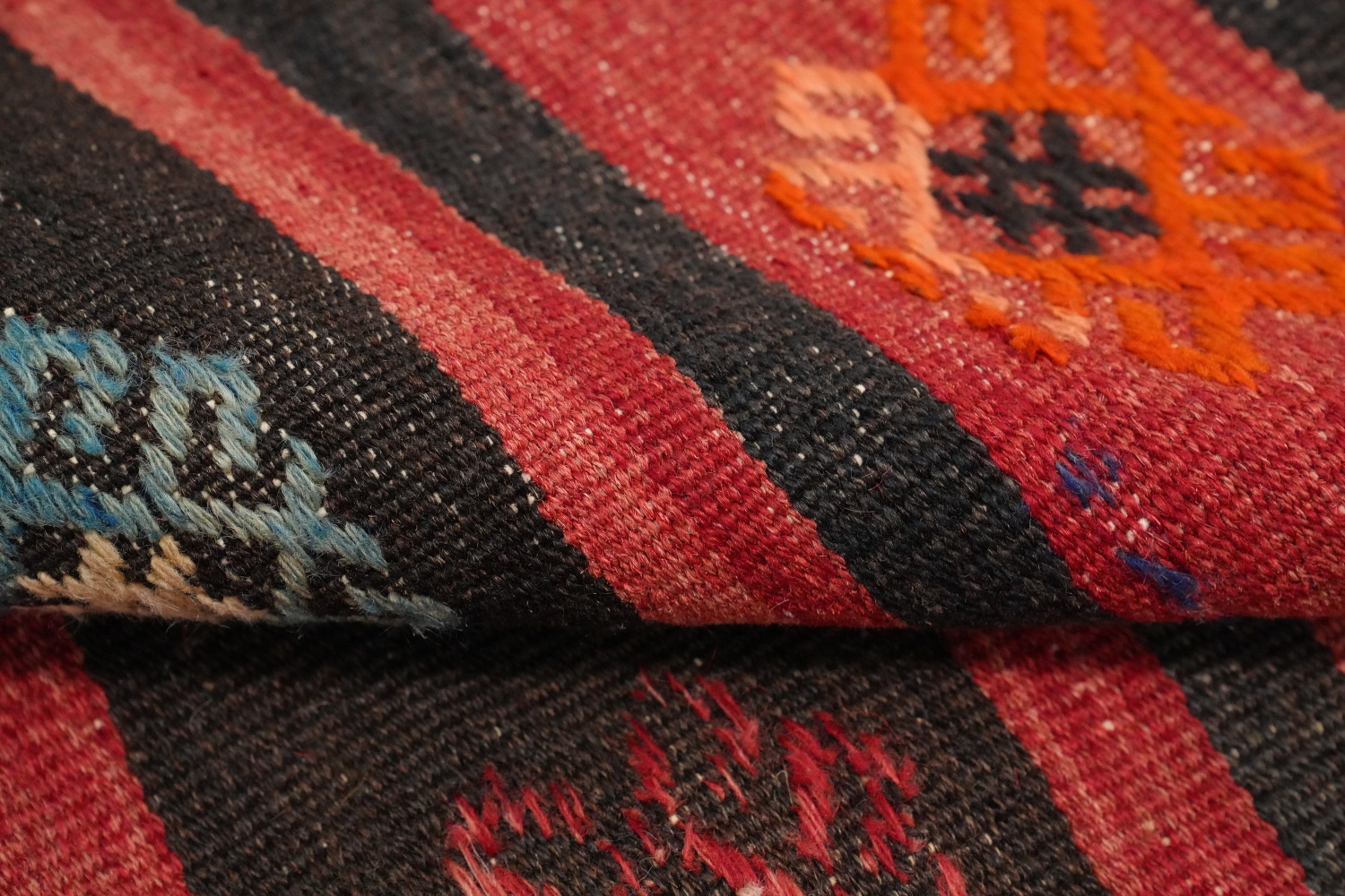 Vegetable Dye Kilim Turkish Area Rug 6x10