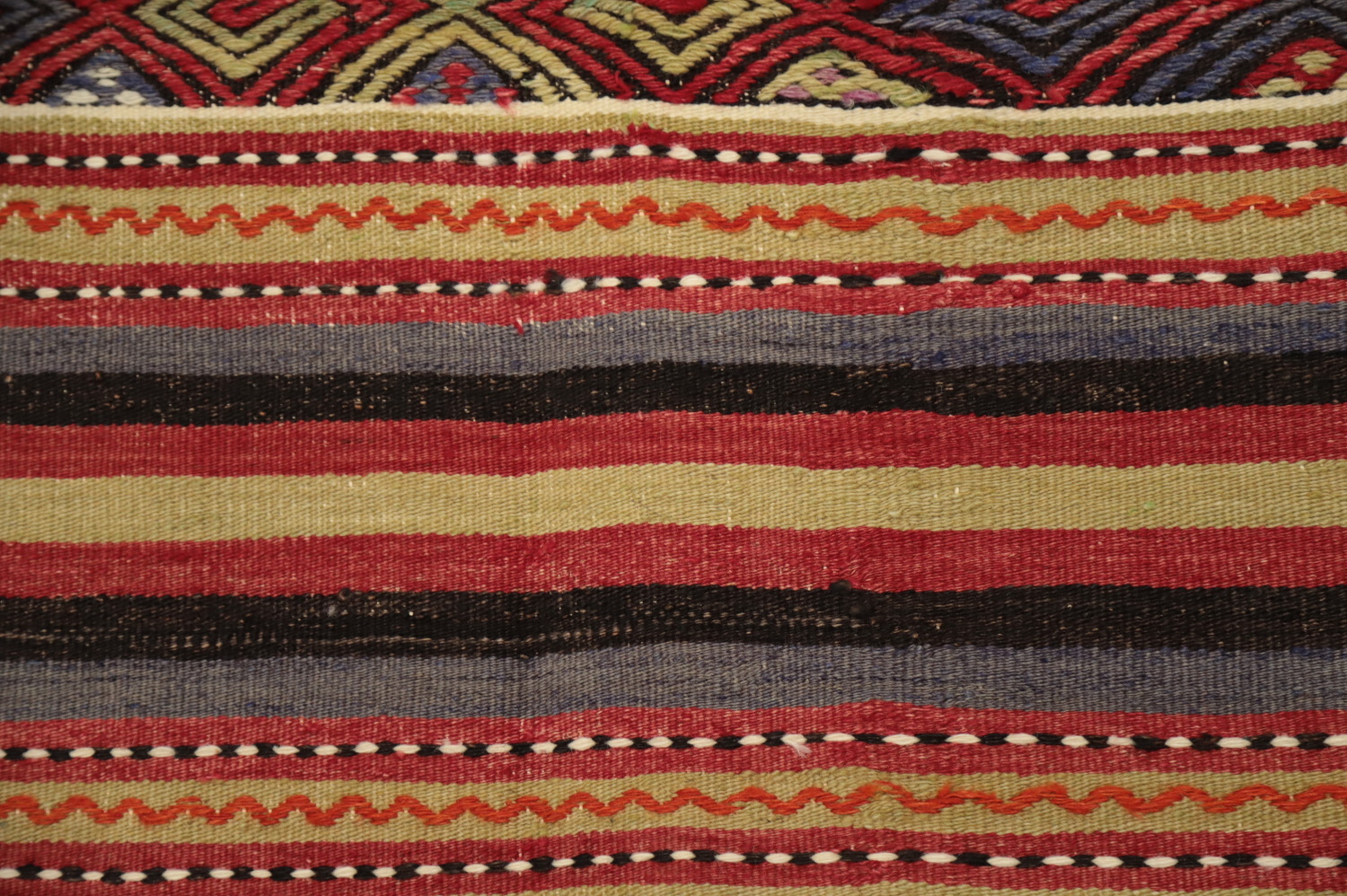 Vegetable Dye Kilim Turkish Area Rug 6x8