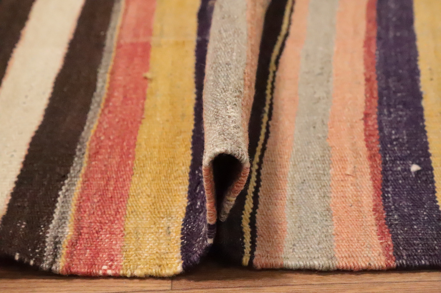 Vegetable Dye Kilim Turkish Area Rug 5x8