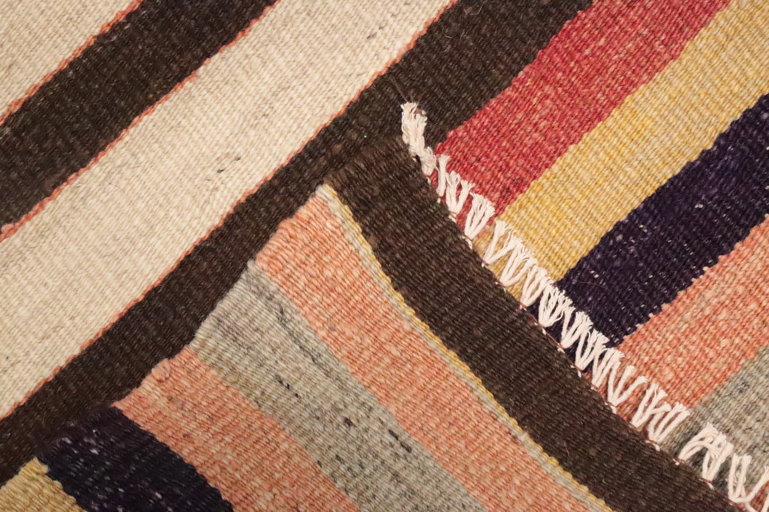 Vegetable Dye Kilim Turkish Area Rug 5x8
