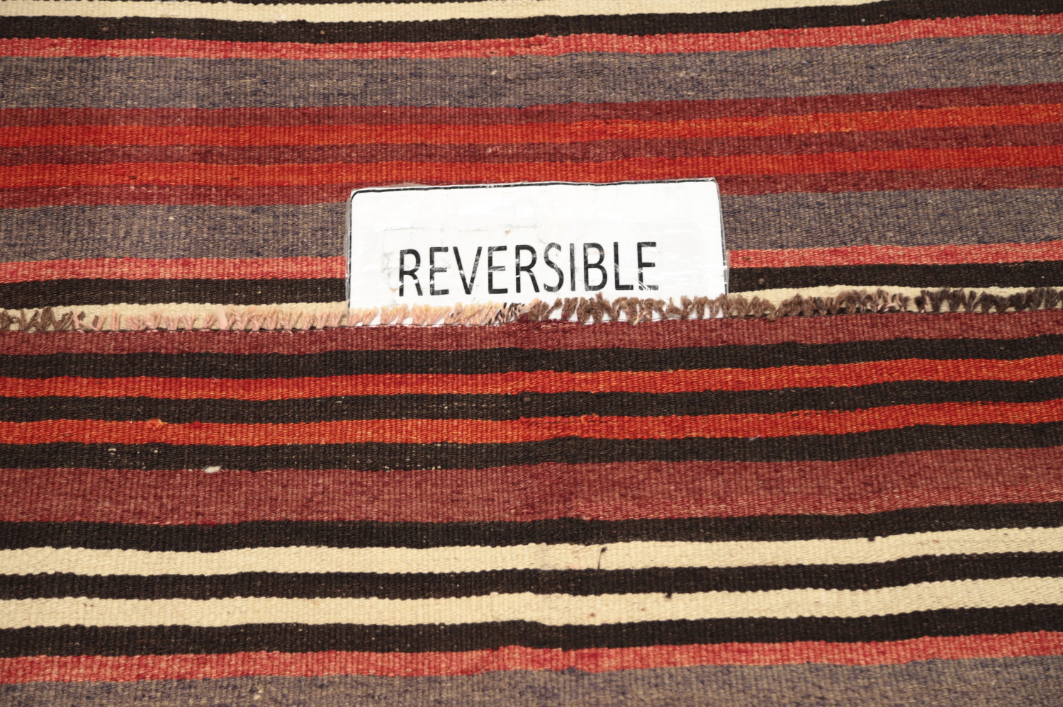 Striped Kilim Area Rug 5x10 Perfect for Cozy Living Spaces