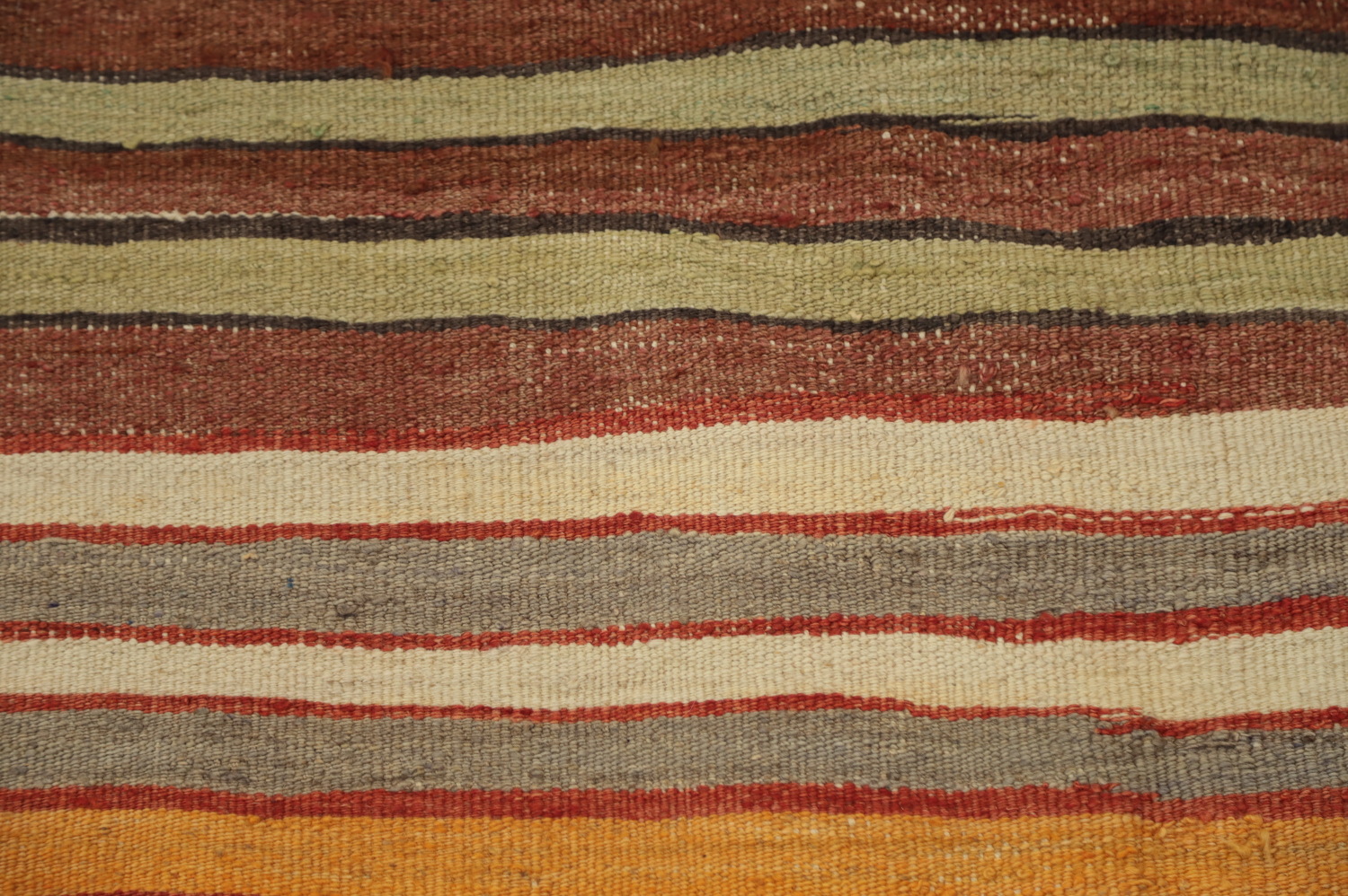 Vibrant Earthy Striped Kilim Area Rug 5x9 for Cozy Home Interiors