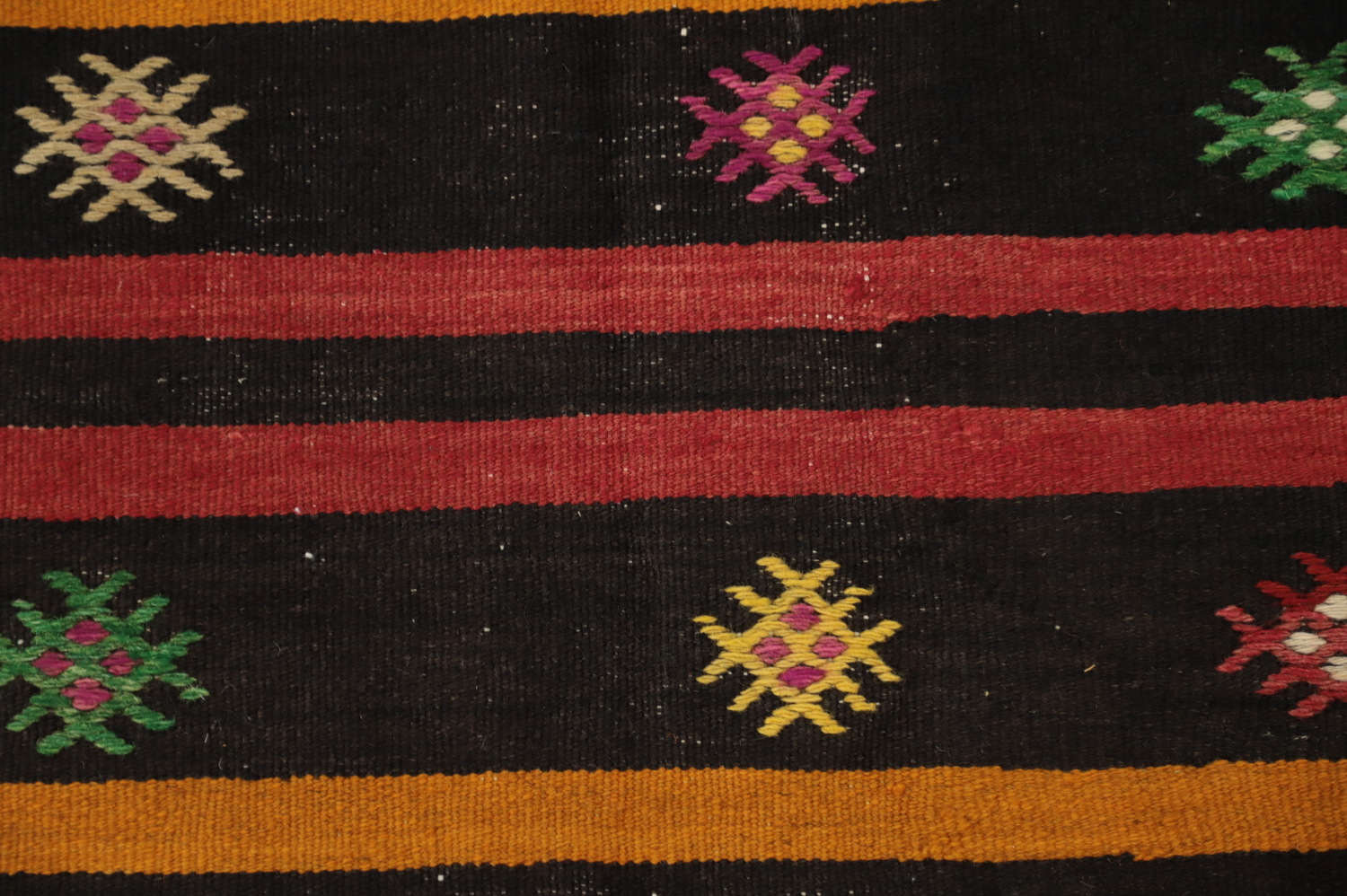 Vegetable Dye Kilim Turkish Area Rug 6x10
