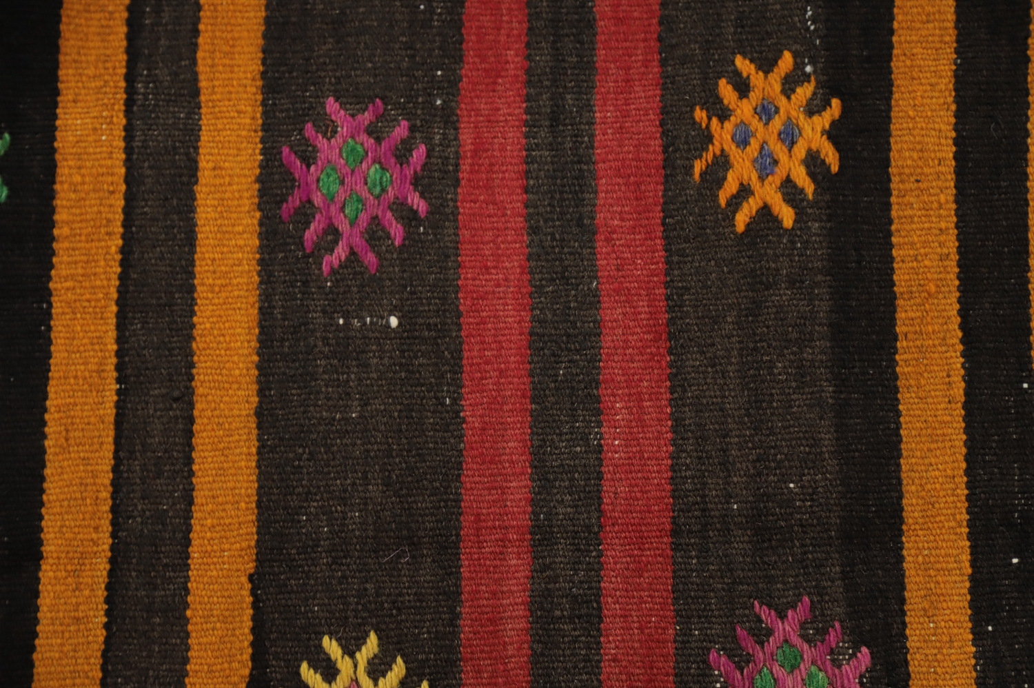 Vegetable Dye Kilim Turkish Area Rug 6x10