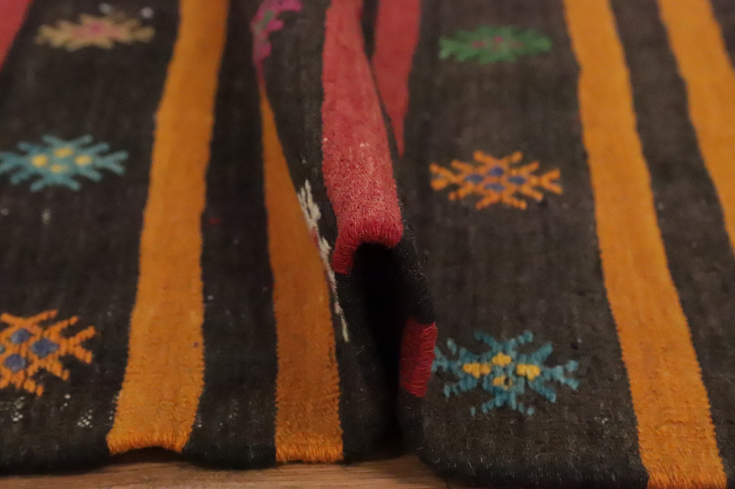 Vegetable Dye Kilim Turkish Area Rug 6x10