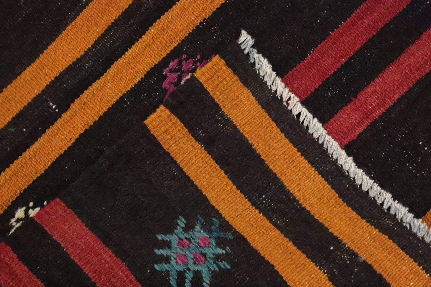 Vegetable Dye Kilim Turkish Area Rug 6x10