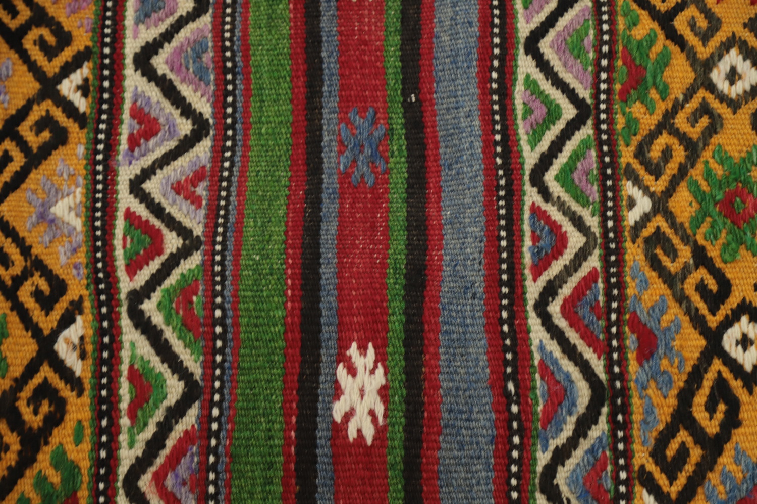 Vegetable Dye Kilim Turkish Area Rug 5x8