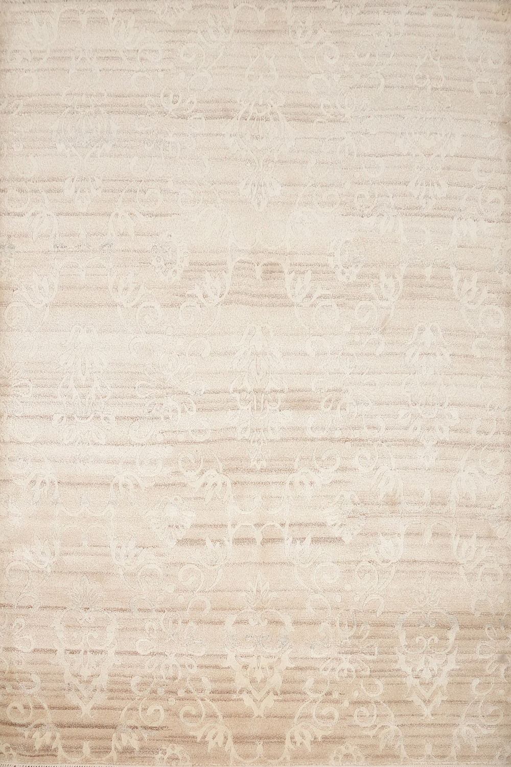 Luxury Neutral Nepalese Rug 6x8 with Subtle Texture Details