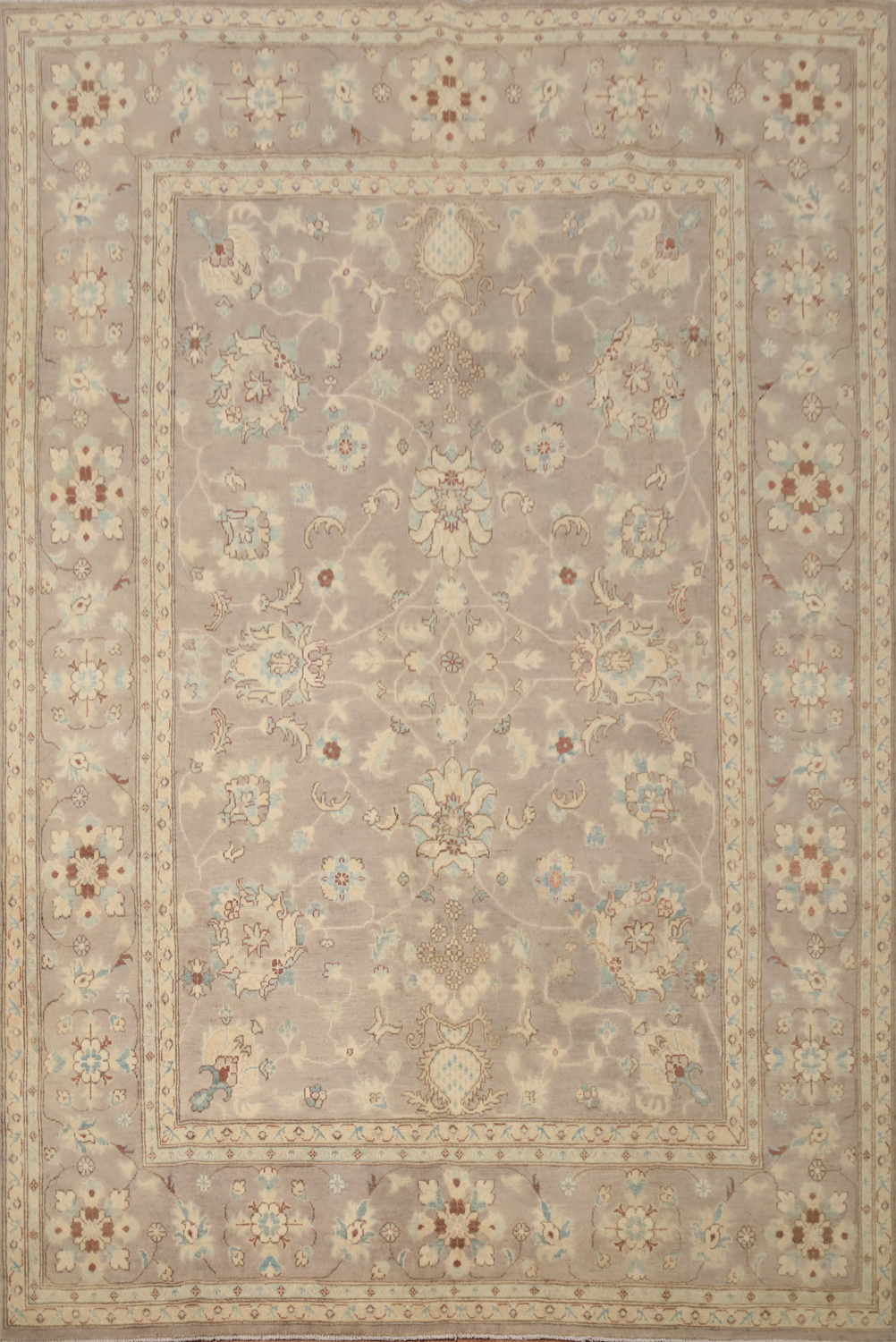 Handmade Floral Kazak Vegetable Dye Area Rug 8x10