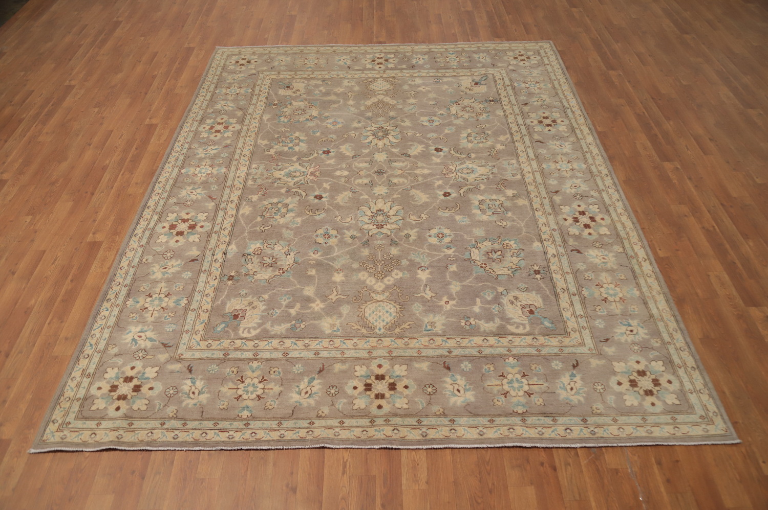 Handmade Floral Kazak Vegetable Dye Area Rug 8x10