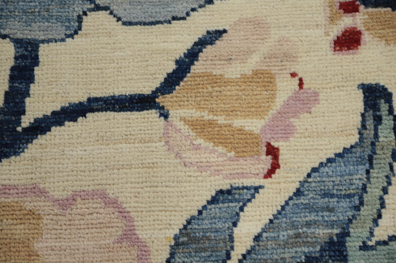 Vegetable Dye Floral Oushak Oriental Area Rug 7x10