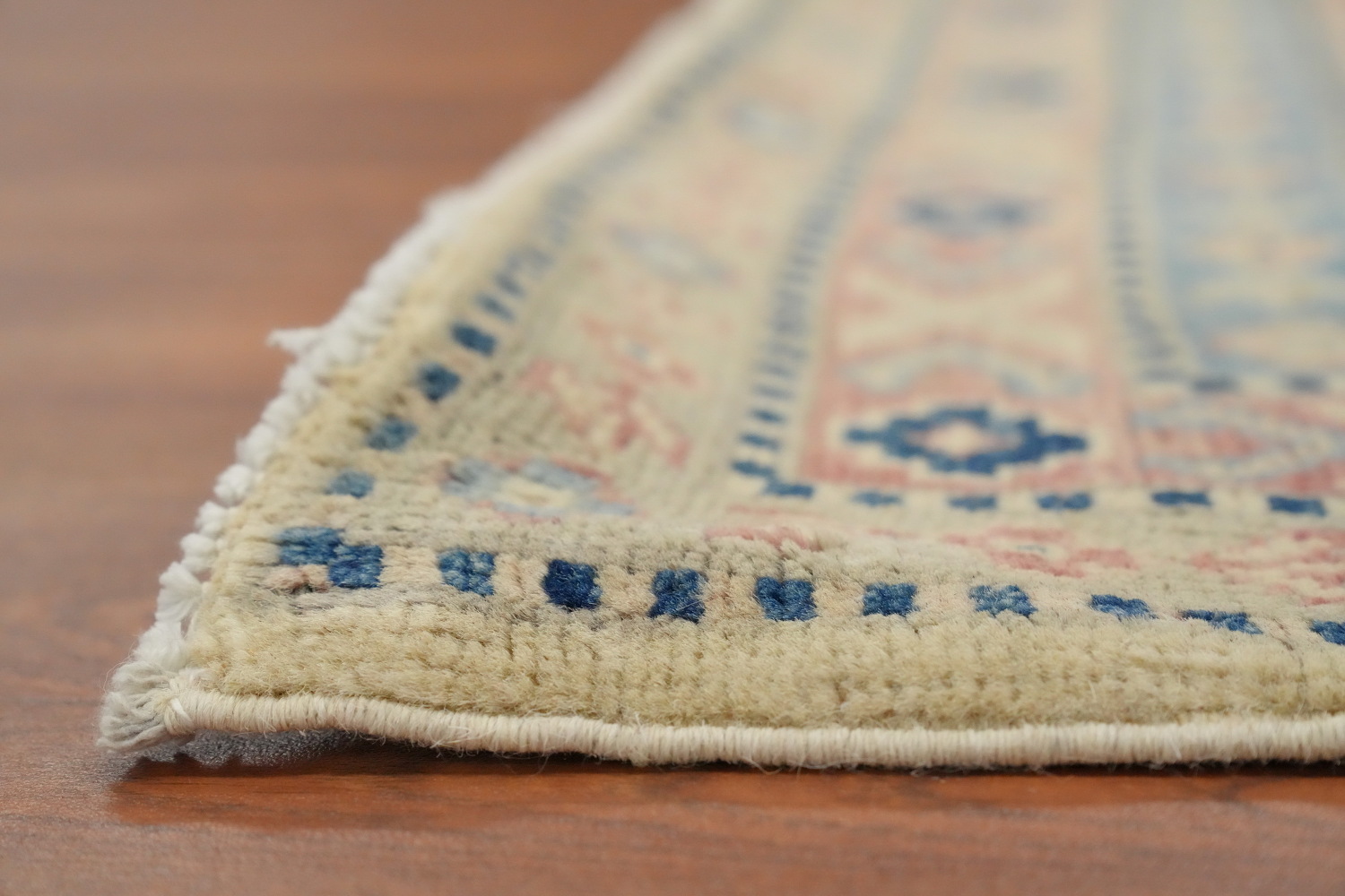 Geometric Kazak Vegetable Dye Area Rug 9x13