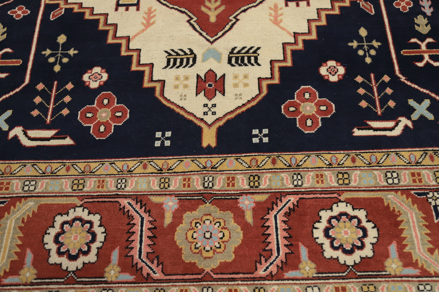 Vegetable Dye Heriz Oriental Area Rug 9x12