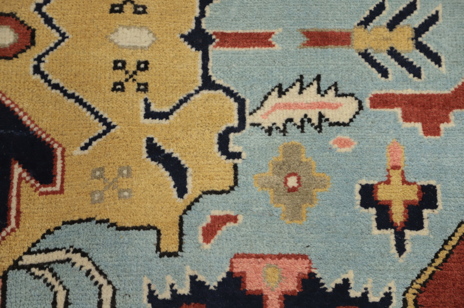 Vegetable Dye Heriz Oriental Area Rug 9x12