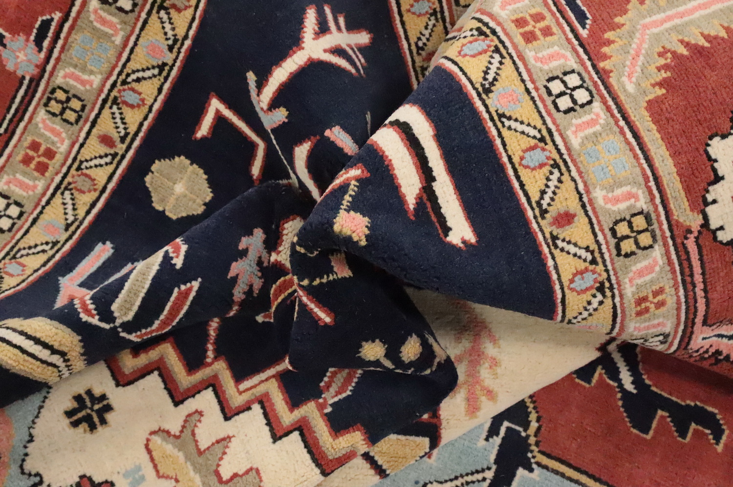 Vegetable Dye Heriz Oriental Area Rug 9x12