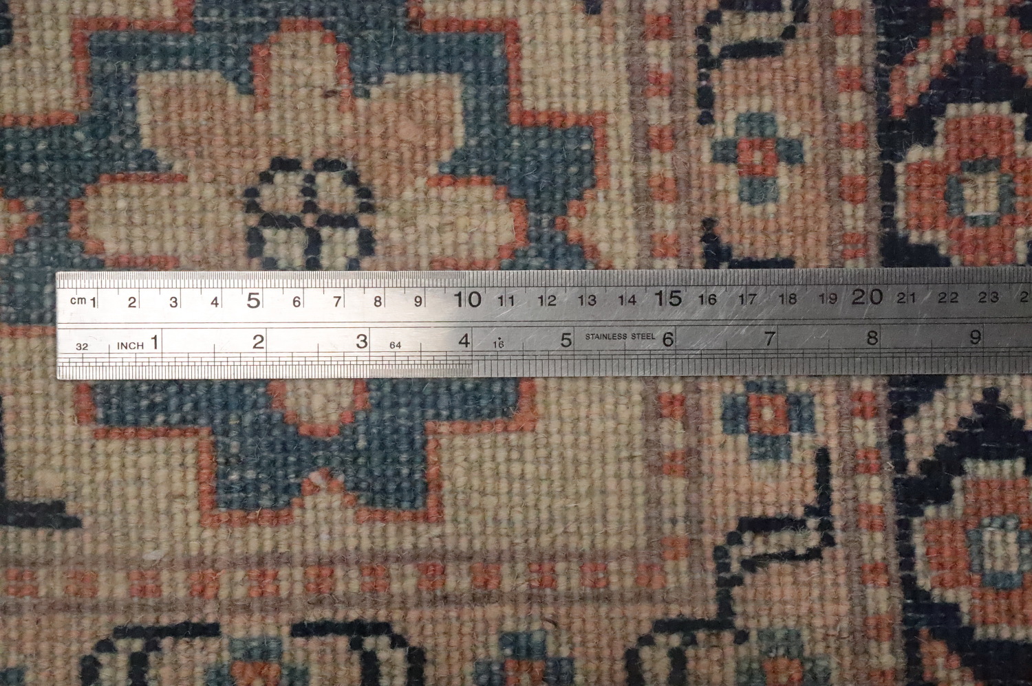 Handmade Blue Kazak Vegetable Dye Area Rug 9x11