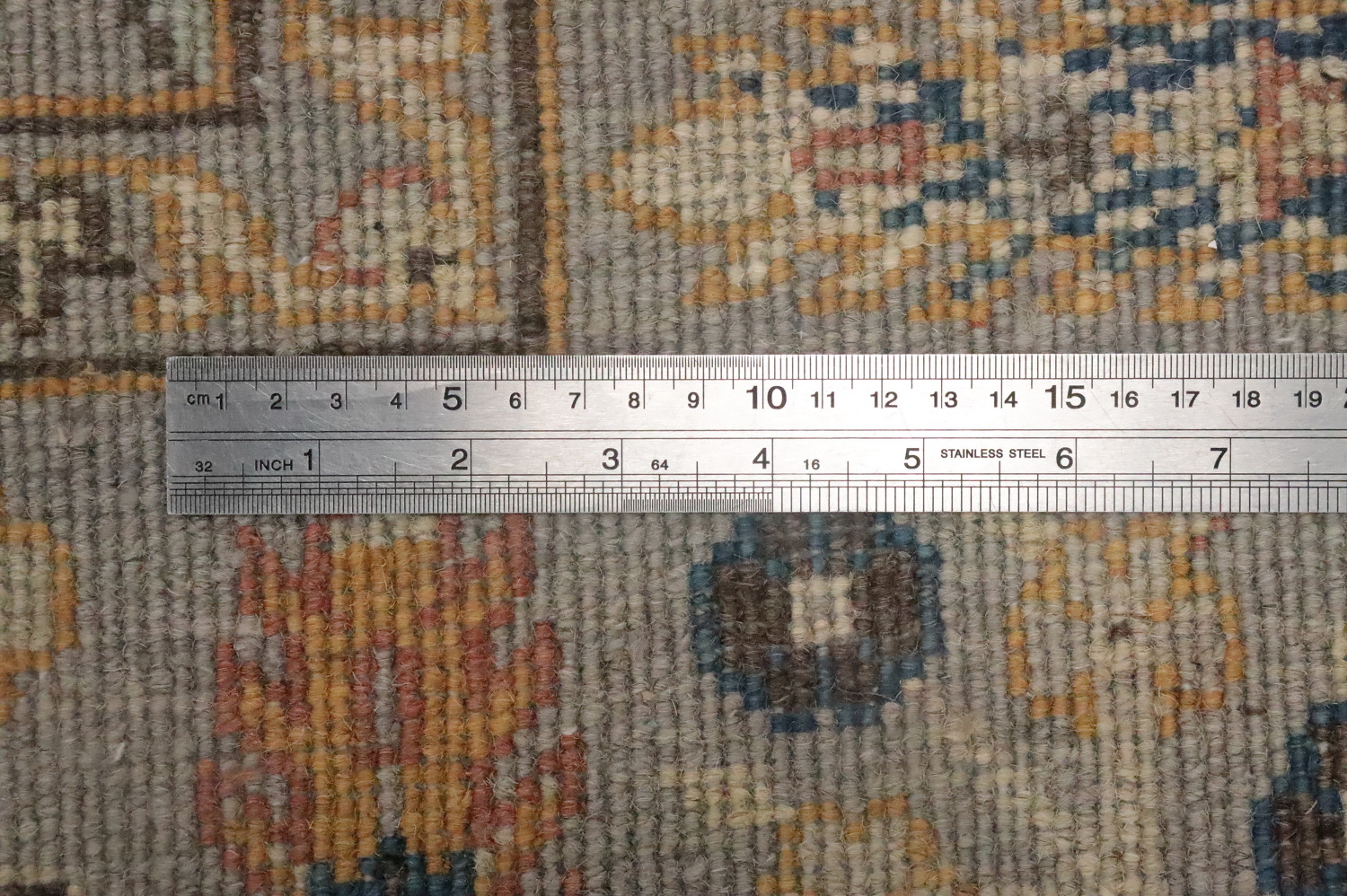 Handmade Floral Kazak Vegetable Dye Area Rug 9x12