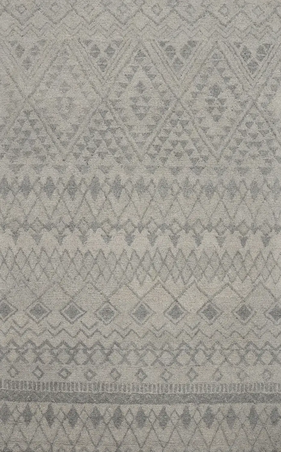 Hand Tufted Wool Trellis Oriental Area Rug 5x8