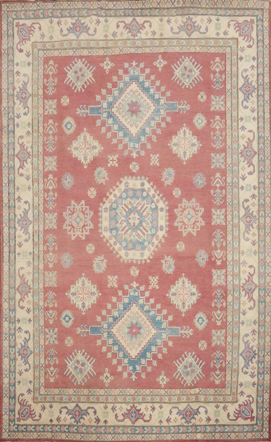 Handmade Kazak Vegetable Dye Area Rug 8x12