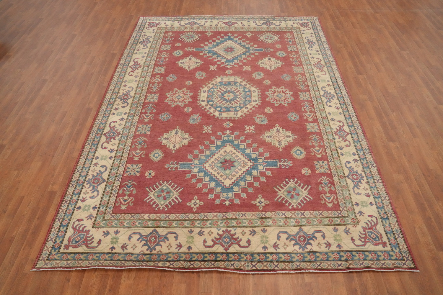 Handmade Kazak Vegetable Dye Area Rug 8x12