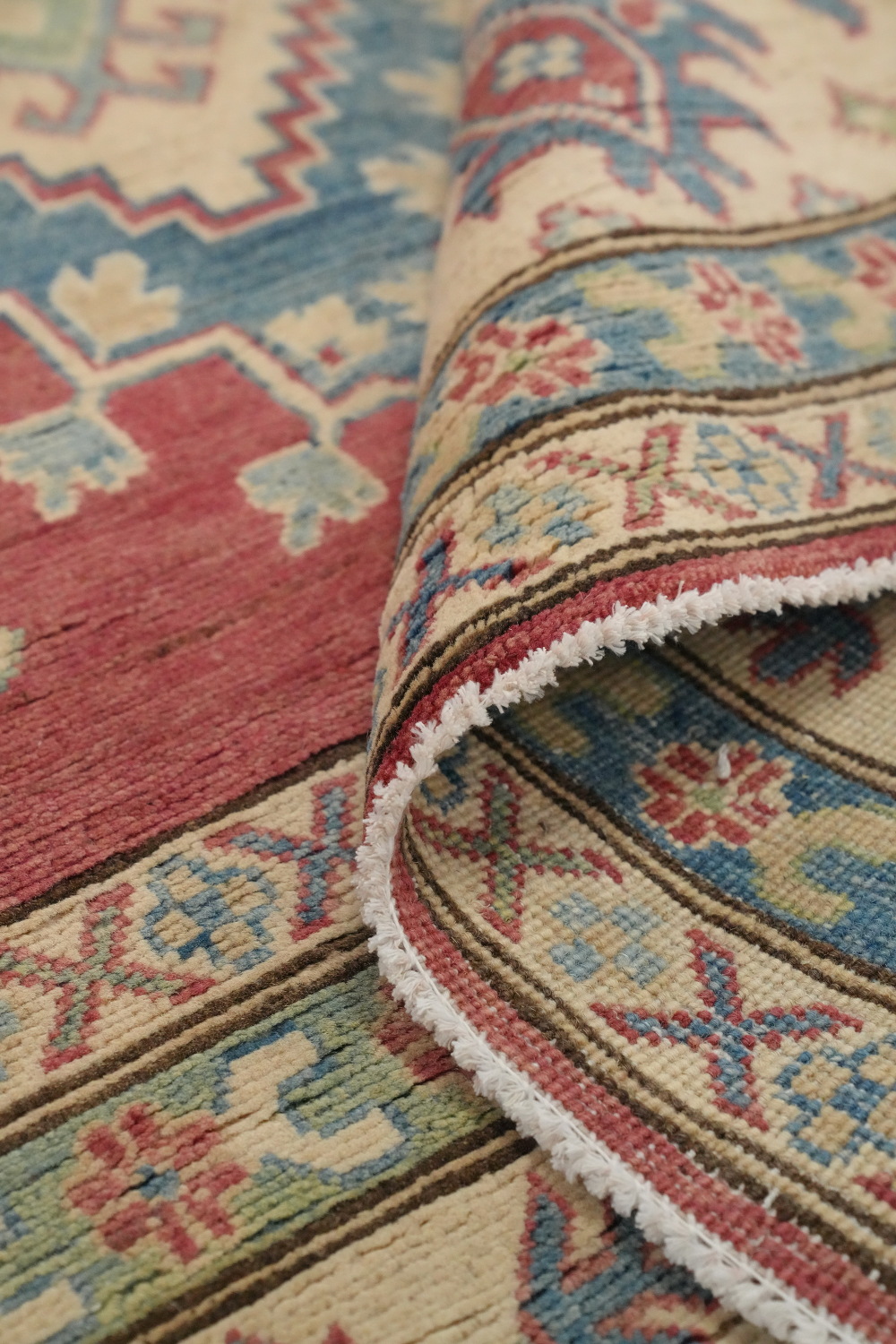 Handmade Kazak Vegetable Dye Area Rug 8x12