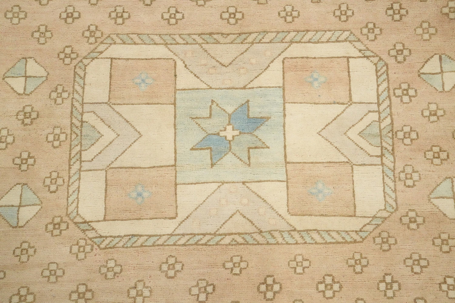 Vegetable Dye Kazak Oriental Area Rug 8x11