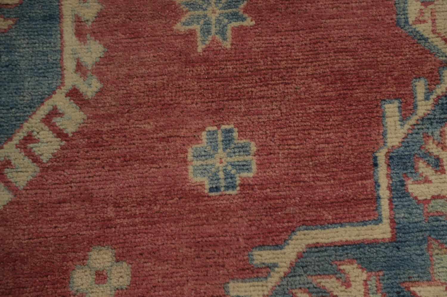 Vegetable Dye Kazak Large Area Rug 9x12