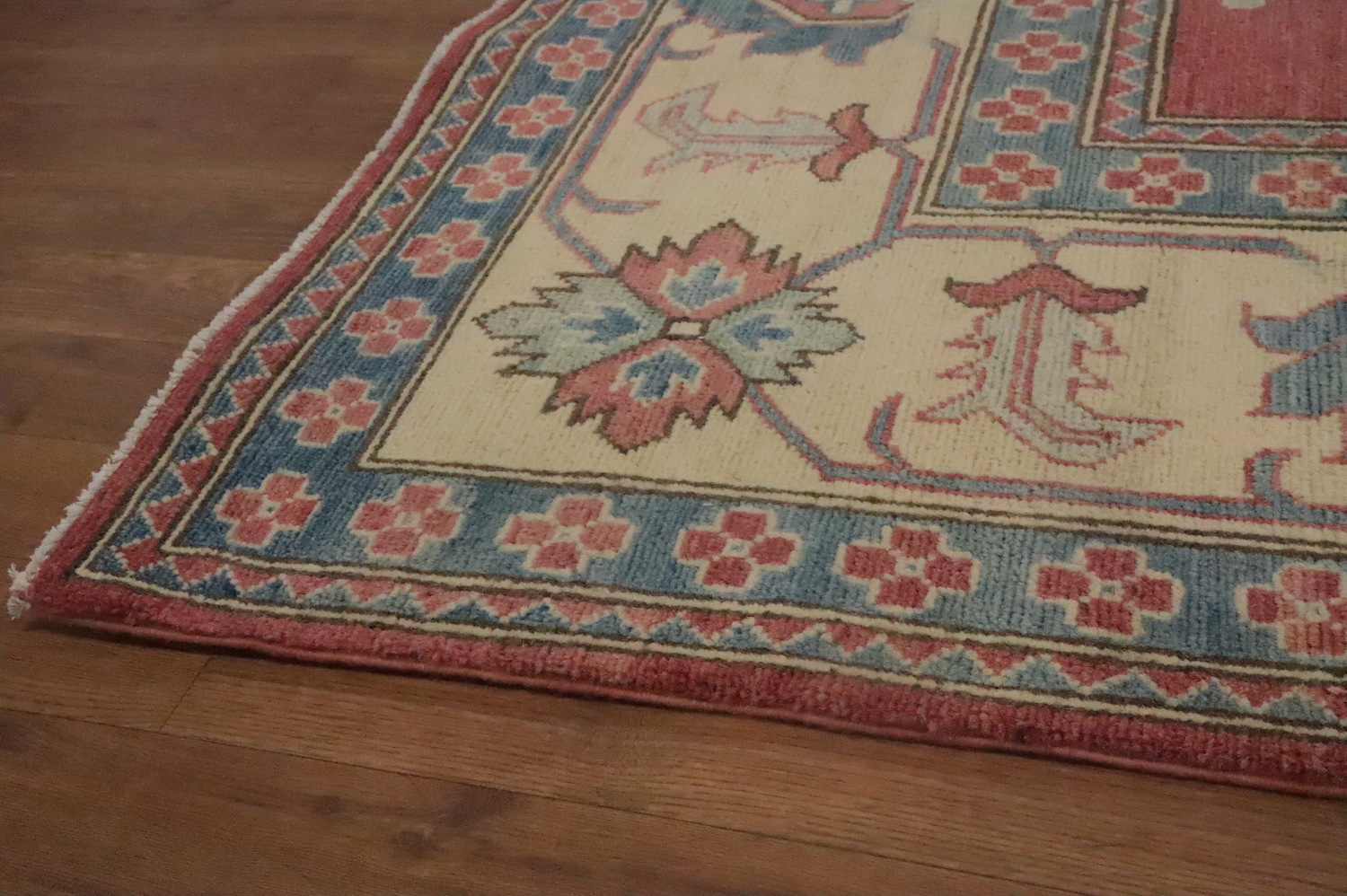 Vegetable Dye Kazak Large Area Rug 9x12