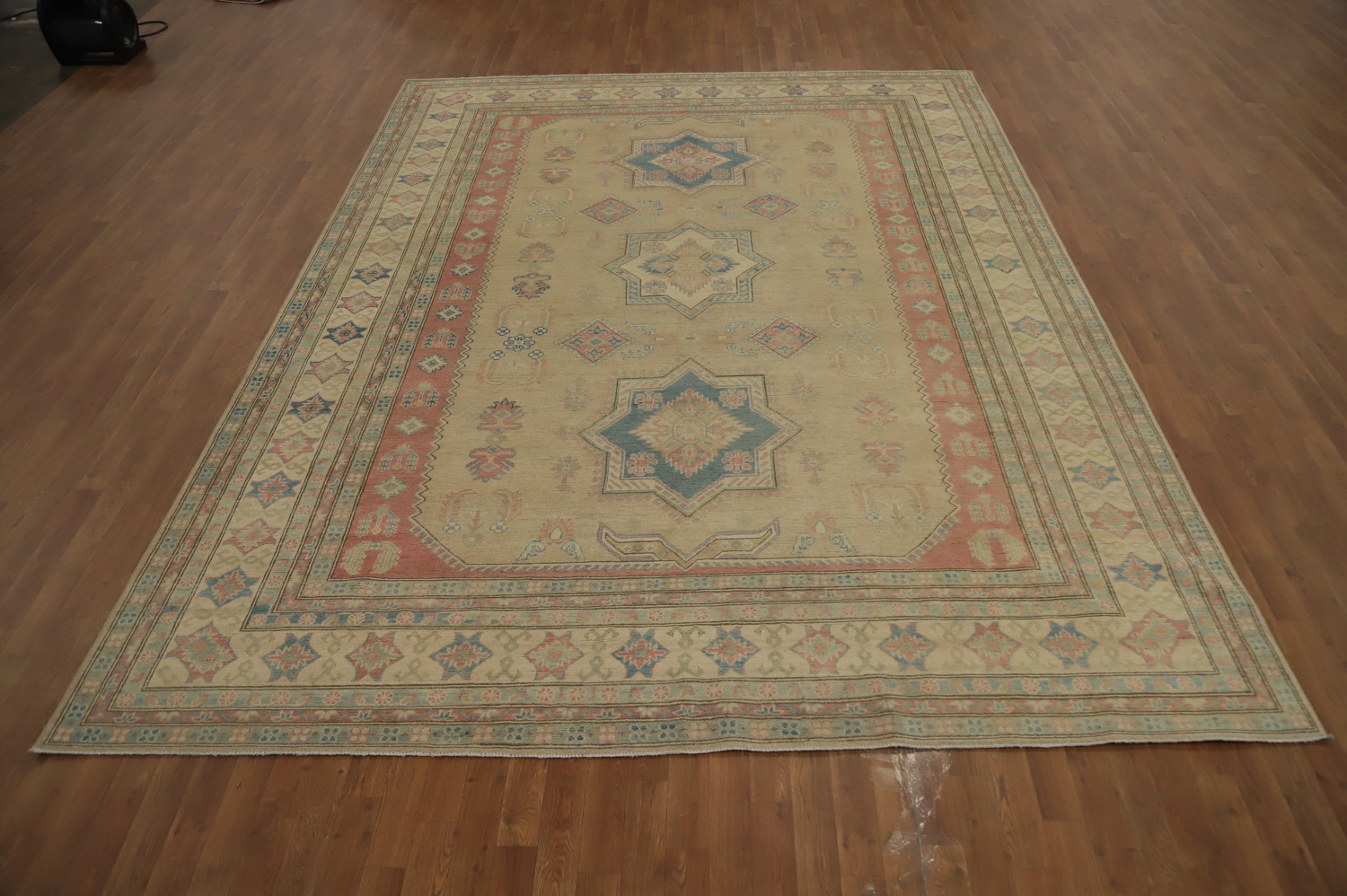 Vegetable Dye Kazak Oriental Area Rug 9x12