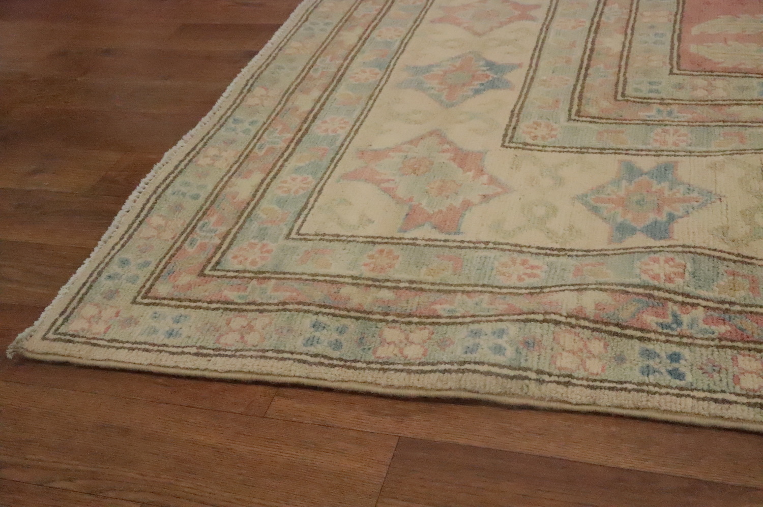 Vegetable Dye Kazak Oriental Area Rug 9x12