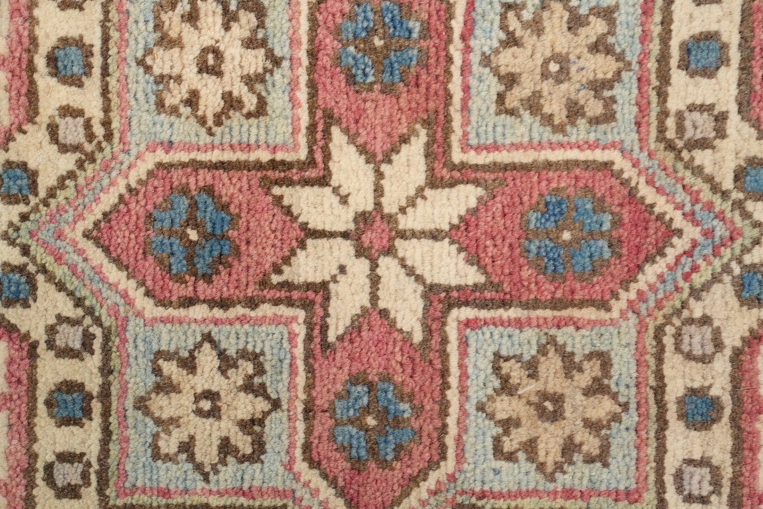 Geometric Gray Kazak Vegetable Dye Area Rug 10x13
