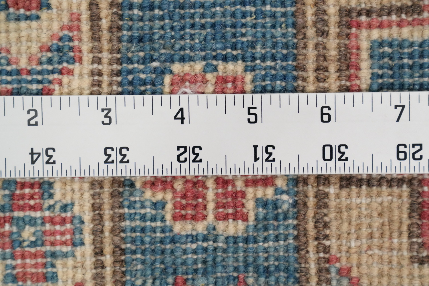 Geometric Gray Kazak Vegetable Dye Area Rug 10x13