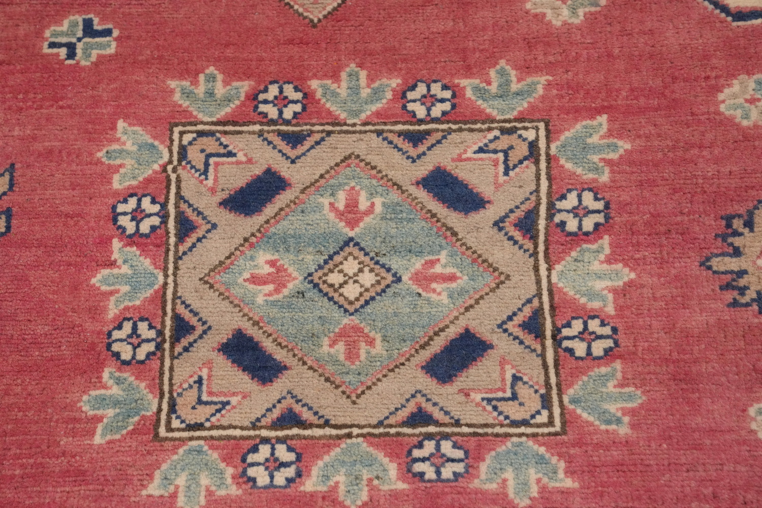 Vegetable Dye Kazak Handmade Large Area Rug 9x12