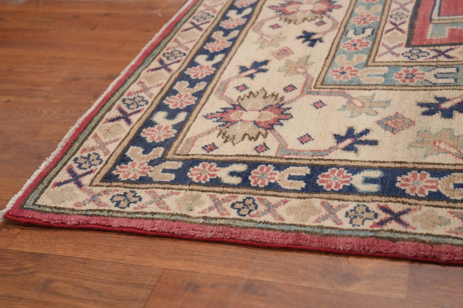 Vegetable Dye Kazak Handmade Large Area Rug 9x12