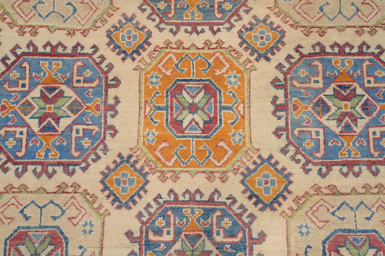 Vegetable Dye Kazak Oriental Large Rug 13x19