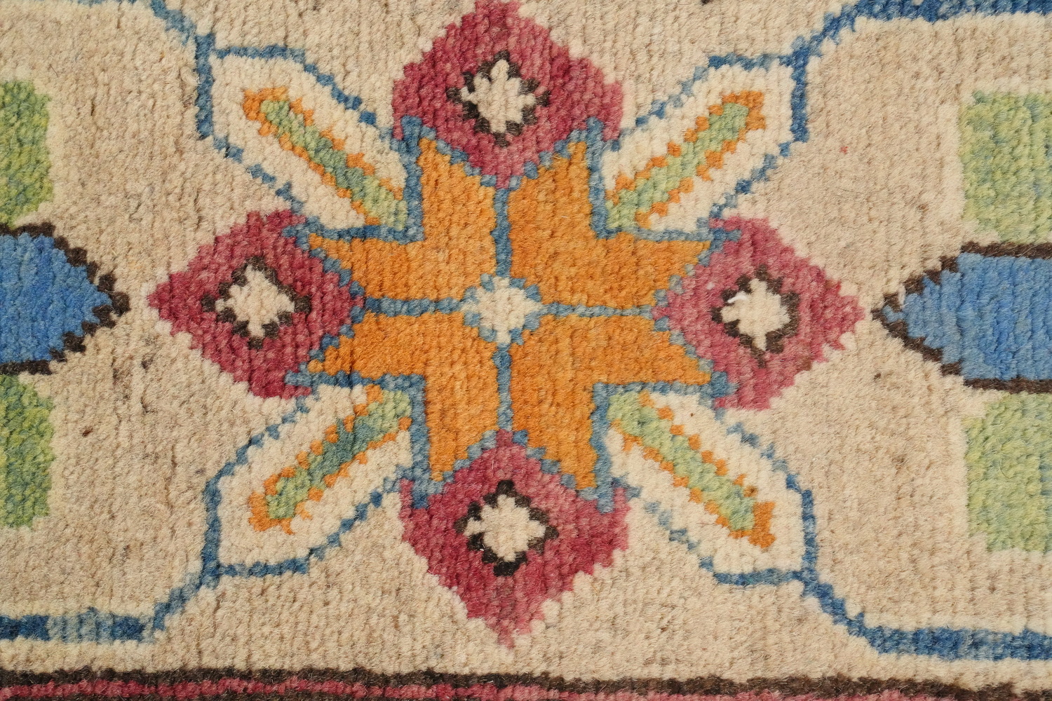 Vegetable Dye Kazak Oriental Large Rug 13x19